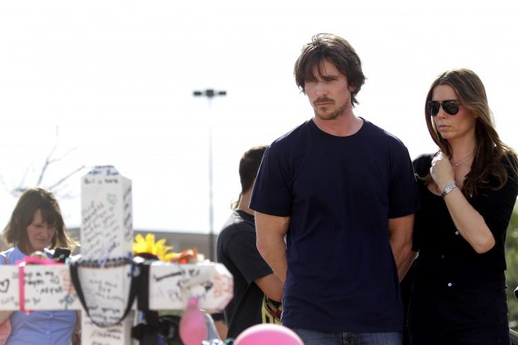 Christian Bale Visits Aurora Following ‘Dark Knight’ Shootings