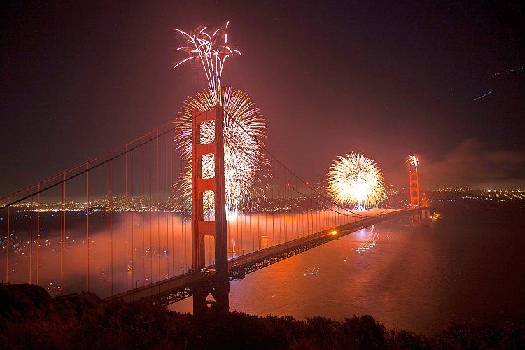PHOTOS: 75-Year Anniversary of Golden Gate Bridge Goes off With a Bang