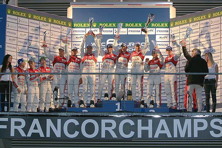 Audi Does the Totally Expected: 1–4 at the WEC Six Hours of Spa