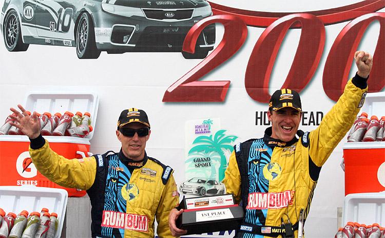 Last To First Charge Makes It Two in a Row for Rum Bum: Longhi and Plumb Win CTSCC Kia 200 at Homestead-Miami