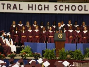 Kalamazoo High School Students Win Graduation Speech from Obama