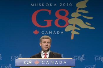 G8 Here to Stay, Says Harper