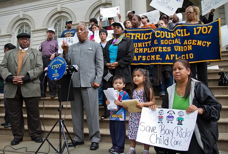 Day Cares Raise Plight at City Hall