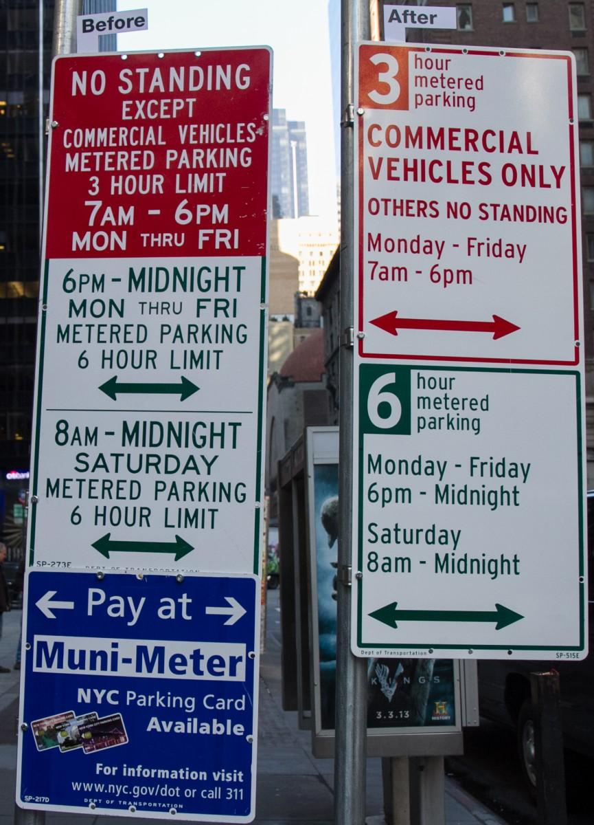 New Parking Signs Will Make NYC Drivers Less ‘Crazy’