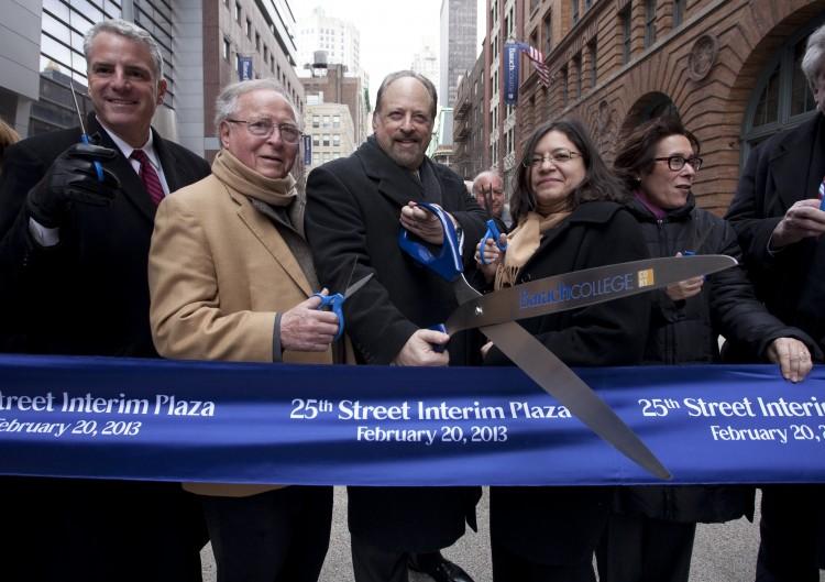 Baruch Students Ecstatic About New Pedestrian Plaza in NYC
