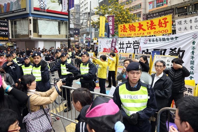 Hong Kong Residents March for Freedom of Speech