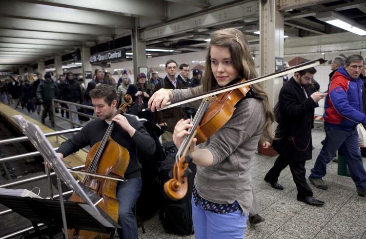 Quartet Composure in Grand Central Subway Station (Photos)