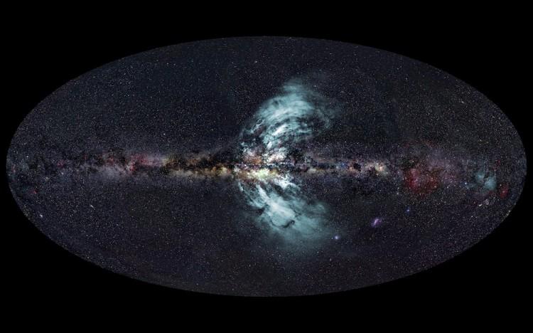 Milky Way’s Monster Outflows Help Generate Galactic Magnetic Field