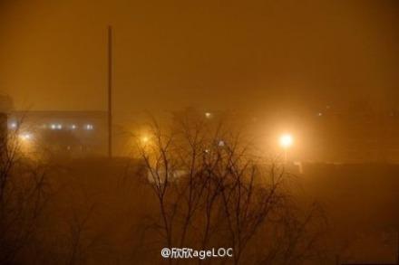 North-East China Hit by Sandstorms and Smog