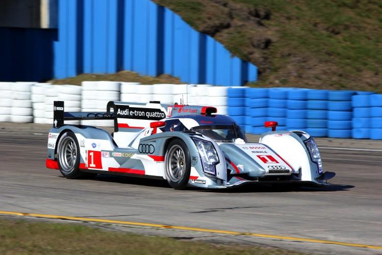 Audi #1 Fastest, #2 Crashes in Thursday Morning Sebring 12-Hour Practice