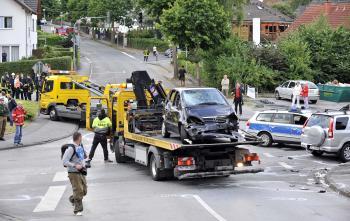Car Charges into Parade Crowd in German Town