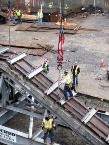 ‘Survivor Stairs’ Raised from WTC Site