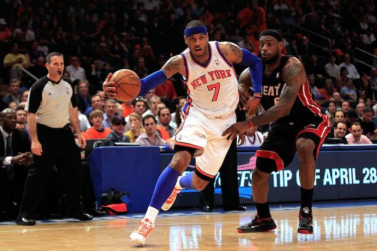 Anthony Scores 42 but Knicks Fall To Heat