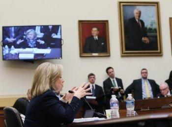 Clinton Points East to Justify State Department’s Budget Needs