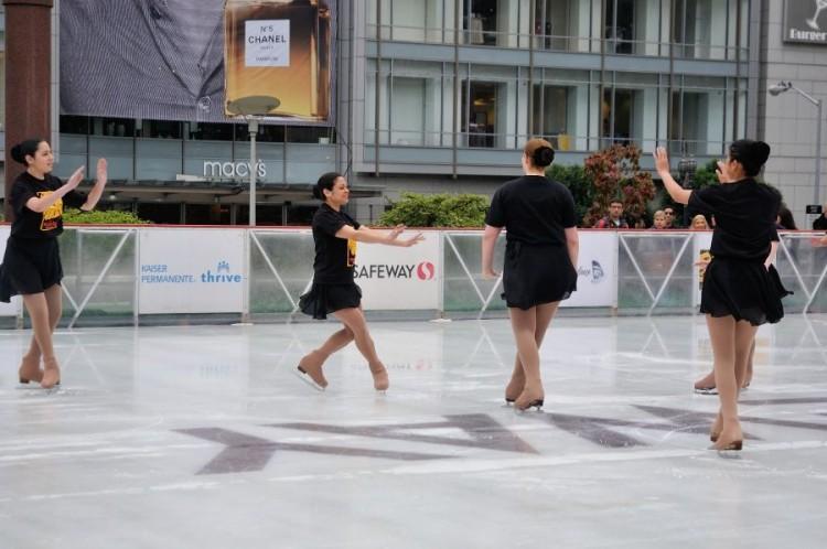 SF Union Square Opens Outdoor Ice Rink on 10th Anniversary