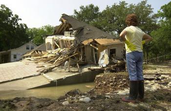 New Braunfels Texas Hit Hard By Flooding