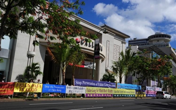 APEC Summit Host to Falun Gong Protest