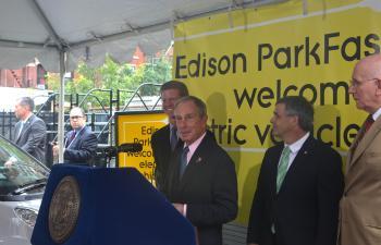 NYC Gets Its First Electric Vehicle Charging Station