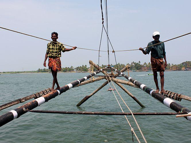 Chinese Fishing Nets Catching Tourists in India