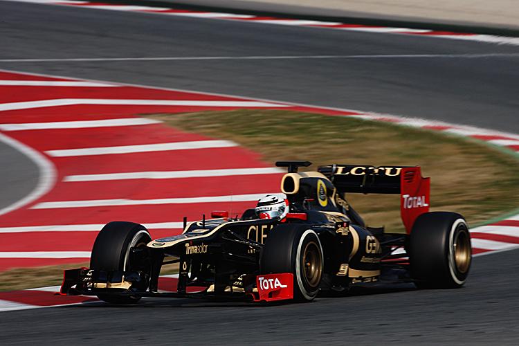Räikkönen’s Lotus Fastest in Four-Day Barcelona F1 Test