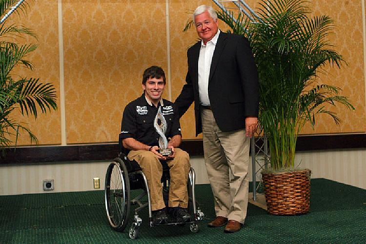 Paralyzed Racer Michael Johnson Receives 2013 USF2000 Spirit Award
