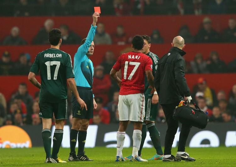 Champions League: Real Madrid Takes Advantage of Surprising Nani Expulsion