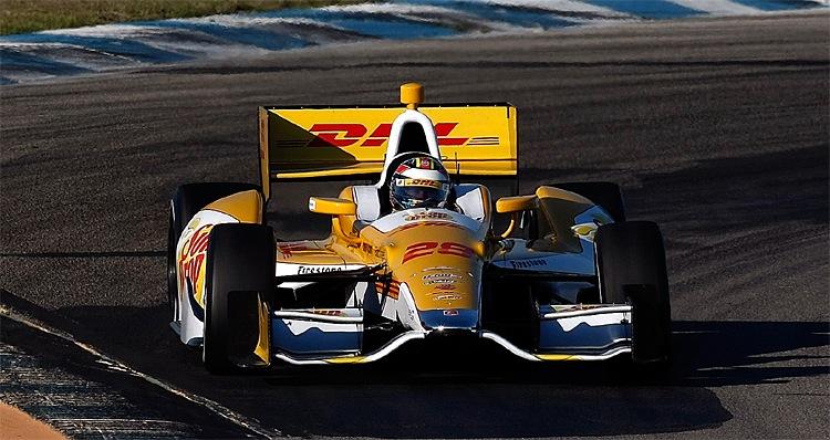 Castroneves, Hunter-Reay Fastest at IndyCar Sebring Test
