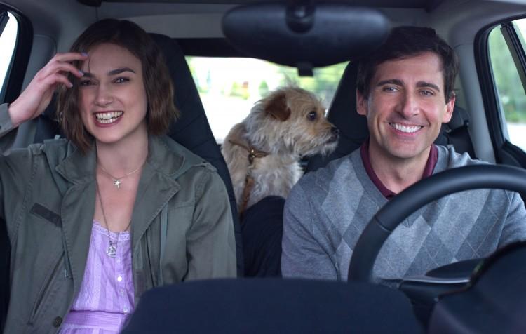 Keira Knightley and Steve Carell in the romantic comedy-drama “Seeking a Friend for the End of the World,” a film about a man’s journey to reunite with his high school sweetheart before the world ends. (Darren Michaels/Focus Features)