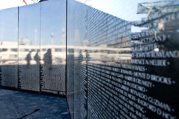 Vietnam Vets Memorial Passes Through NYC