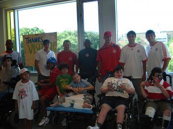 Kids Inspire Toronto FC Soccer Players