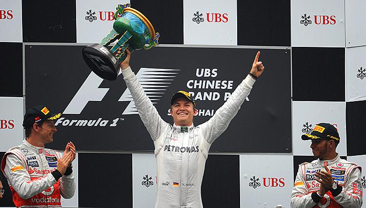 Rosberg Wins Formula One Chinese Grand Prix