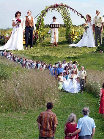 A Double Wedding at EcoVillage