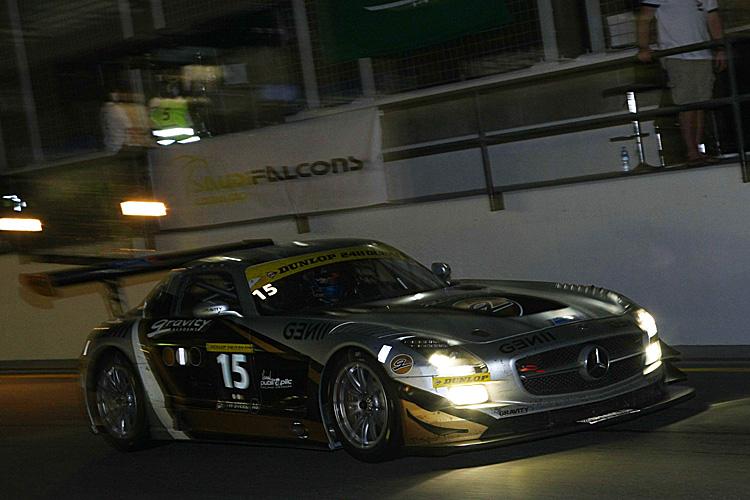 Mercedes in Control Halfway Through Dubai 24 Hours