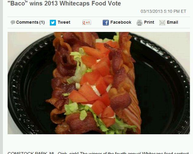 Bacon-Shell Tacos: ‘Bacos’ to be Served in Minor-League Games