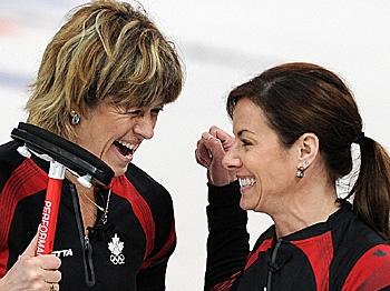 Canada’s Olympic Women’s Curling Team Defeats Switzerland