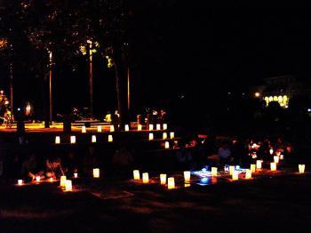 Downtown Madison Lights Up for Human Rights in China