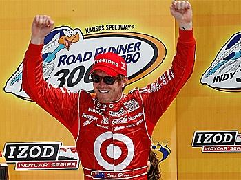 Dixon, Franchitti in Ganassi Sweep at IndyCar Indy 300 at Kansas Speedway