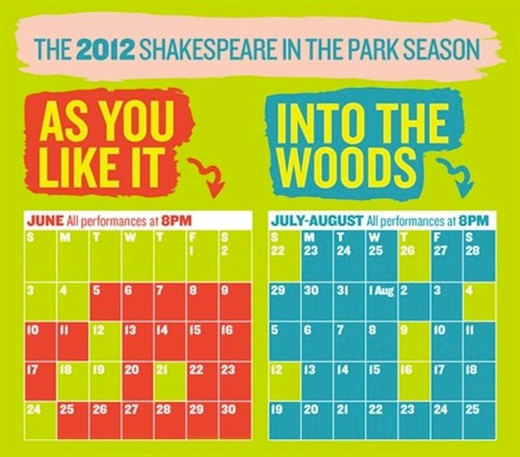 Shakespeare in the Park Begins on June 5