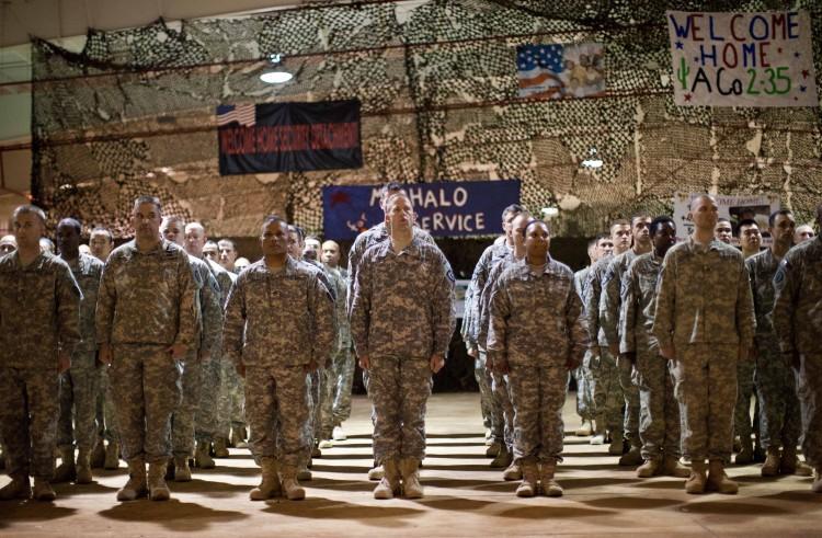 Soldiers From the 25th Infantry Return Back From Iraq, as US Forces Pull Out