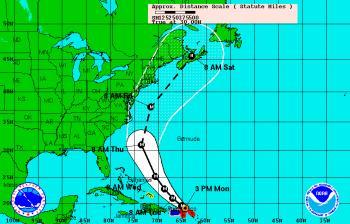 Hurricane Earl to Possibly Graze US East Coast