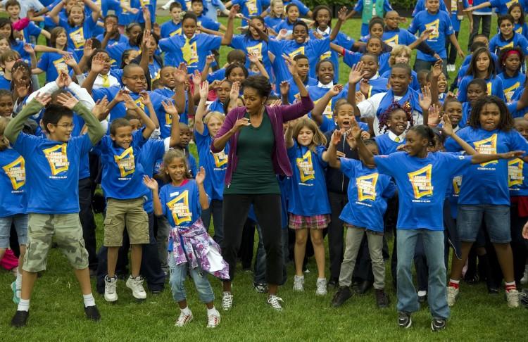 Michelle Obama: Jumping Jacks Record Broken