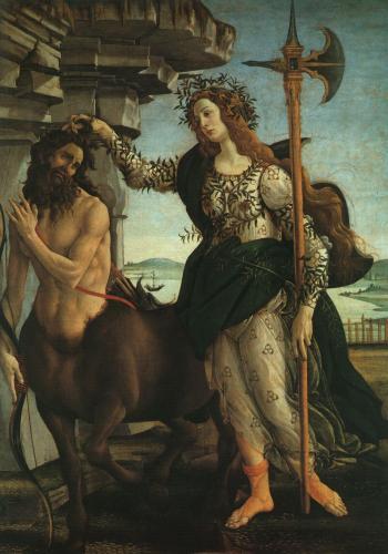 ‘Pallas and the Centaur’: A painting of strength and beauty
