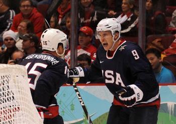 U.S. Olympic Men’s Hockey Team Squeaks by Swiss