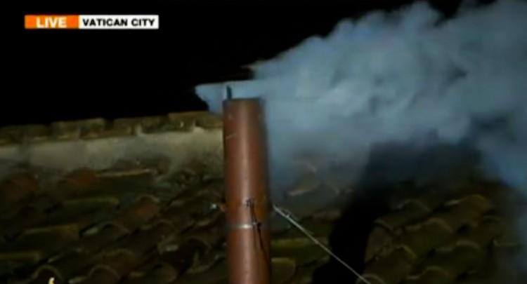 Conclave Has Chosen New Pope, Smoke Signals