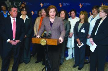 Speaker Quinn Takes a Crack at the Nursing Shortage
