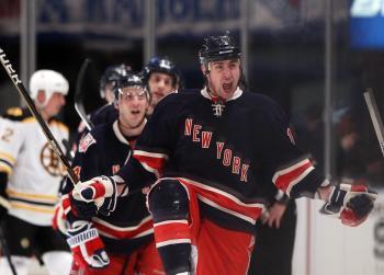 Rangers Shock Bruins With Late Game Surge