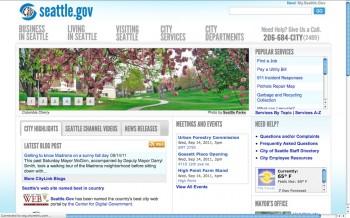 Seattle’s Website Named Best of the Web