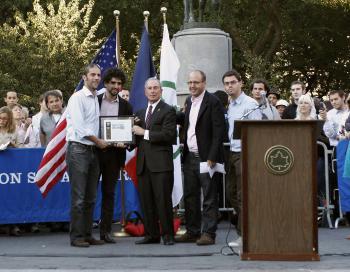 Traditional Sukkot Reinterpreted at Union Square in NY