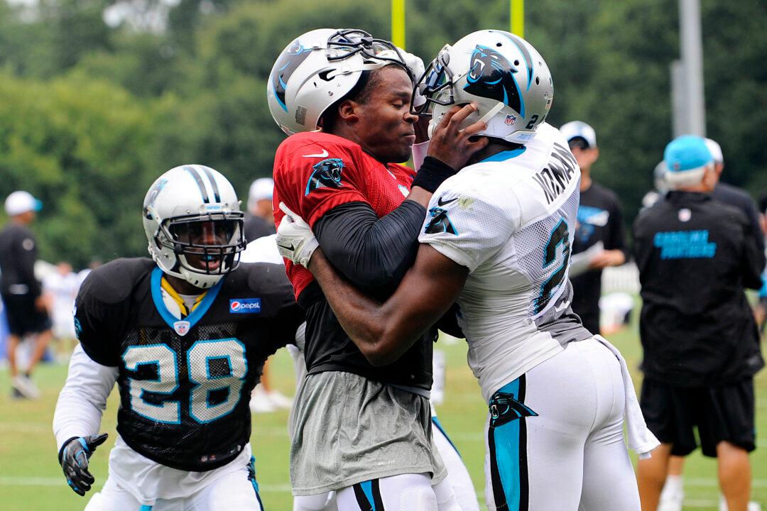 Panthers QB Newton Doesn’t Regret Role in Scuffle at Camp
