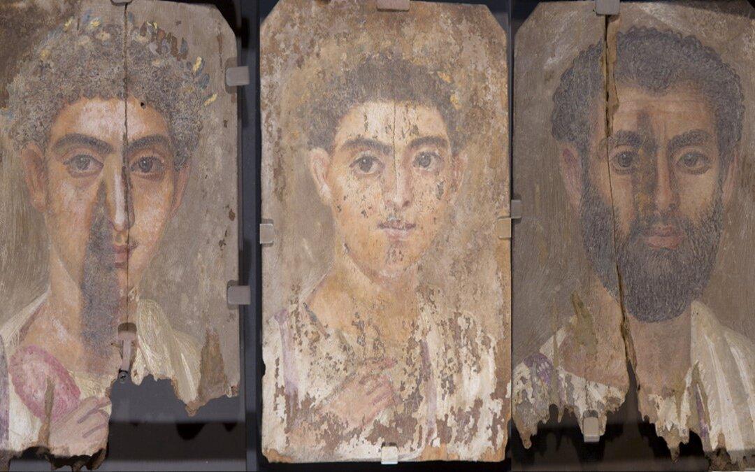 Egyptian Blue Hides in These Mummy Portraits